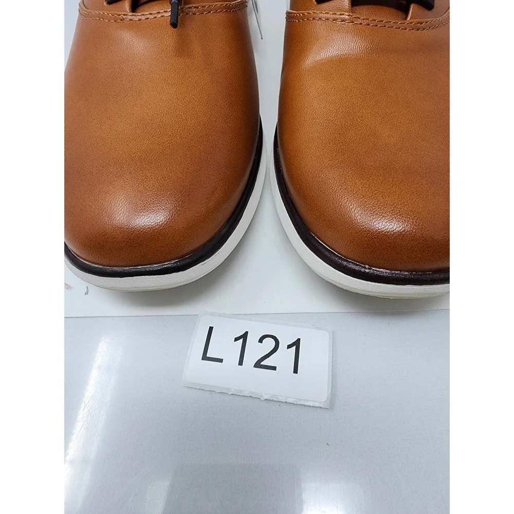 Goodfellow‎ & Co Mens Luis Hybrid Dress Shoes Cognac Brown Poly Blend Size 9